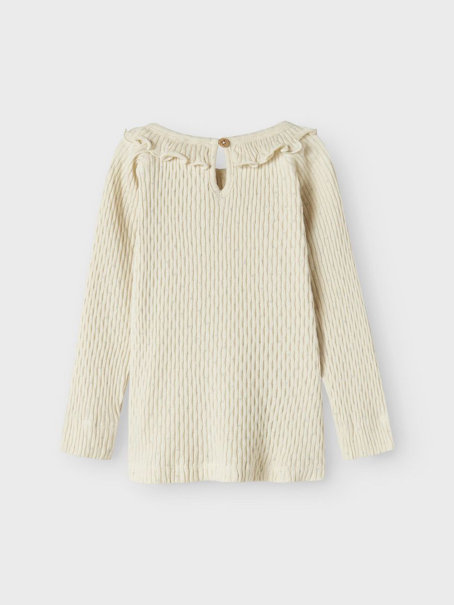 name it SLIM FIT LONG SLEEVED TOP, Turtledove, highres - 13240788_Turtledove_002.jpg