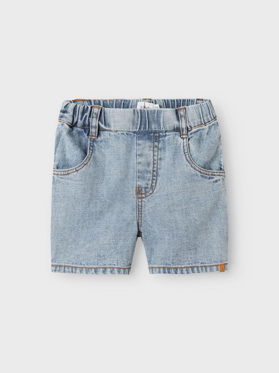 name it LOOSE FIT DENIM SHORTS, Light Blue Denim, highres - 13243759_LightBlueDenim_003.jpg