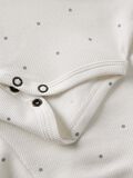 Product image thumbnail - RIB KNITTED ROMPER, Coconut Milk | 3