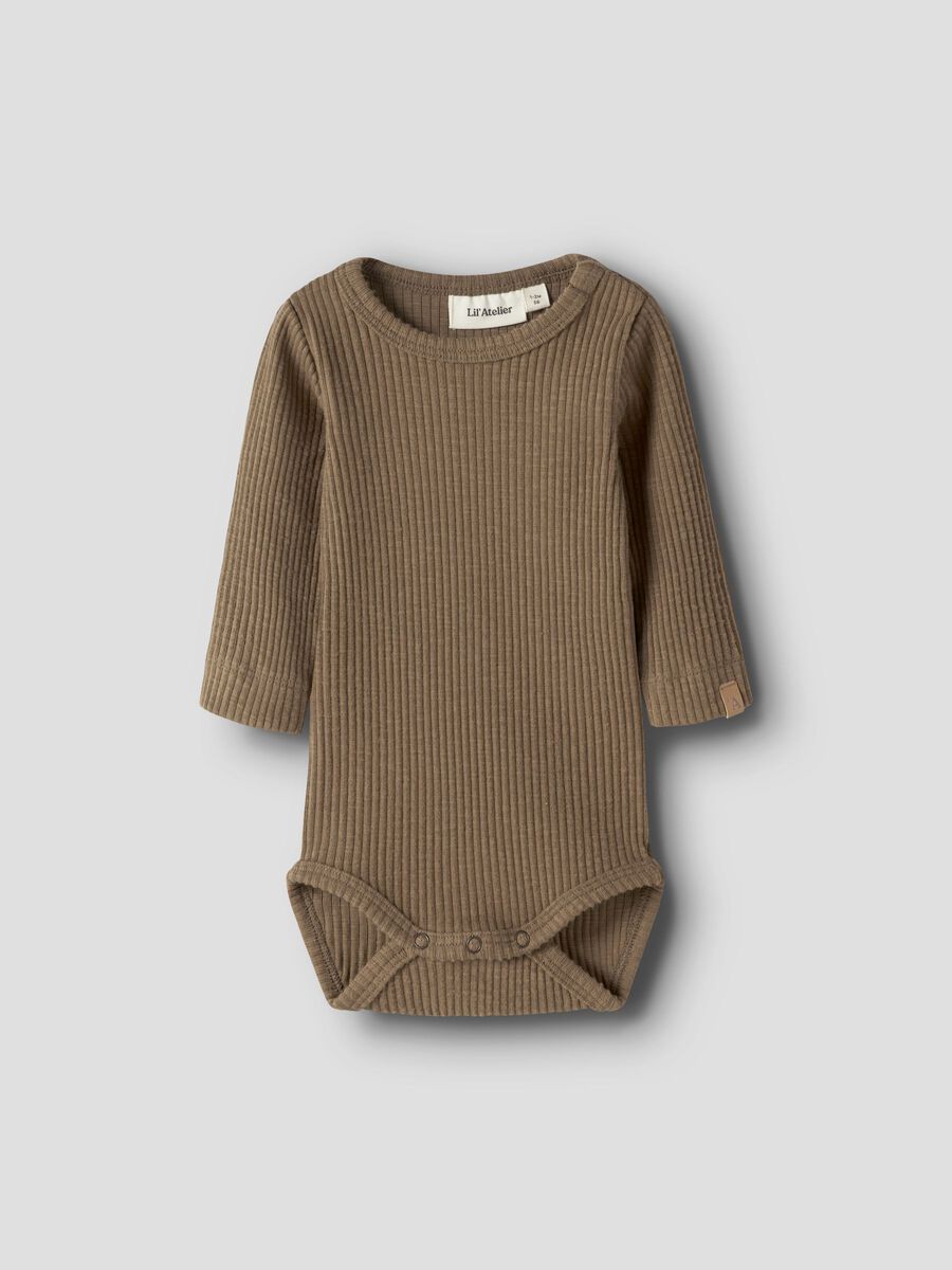 Product carousel image - LONG SLEEVED ROMPER, Kangaroo | 1