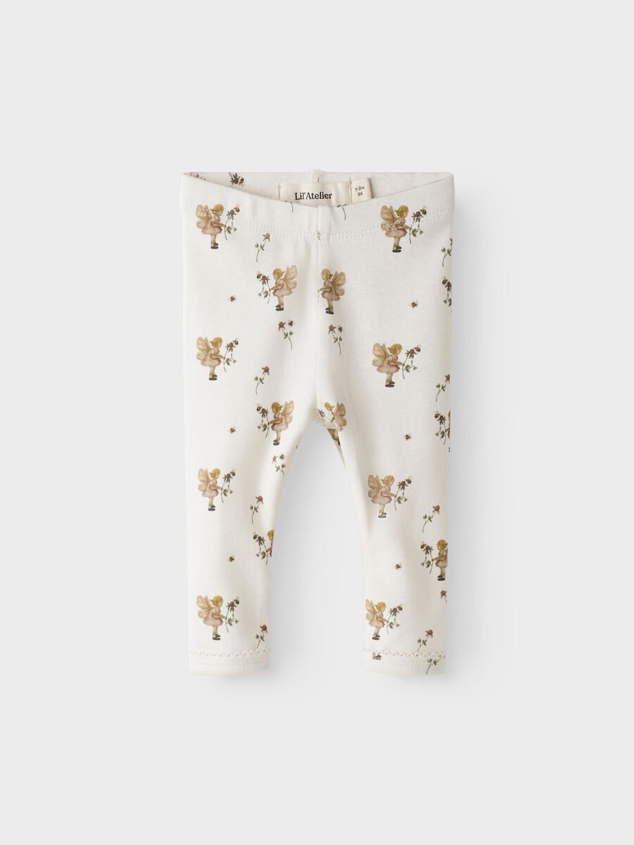 Product carousel image - PRINTED LEGGINGS, Coconut Milk | 1
