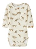 Product image thumbnail - LONG SLEEVED ROMPER, Turtledove | 4