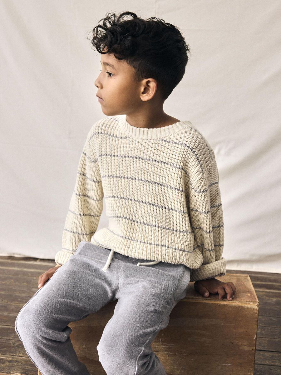 name it STRIPED KNITTED PULLOVER, Turtledove, highres - 13245614_Turtledove_007.jpg
