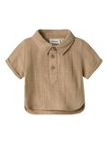 Product image thumbnail - ORGANIC COTTON SHIRT, Taos Taupe | 4