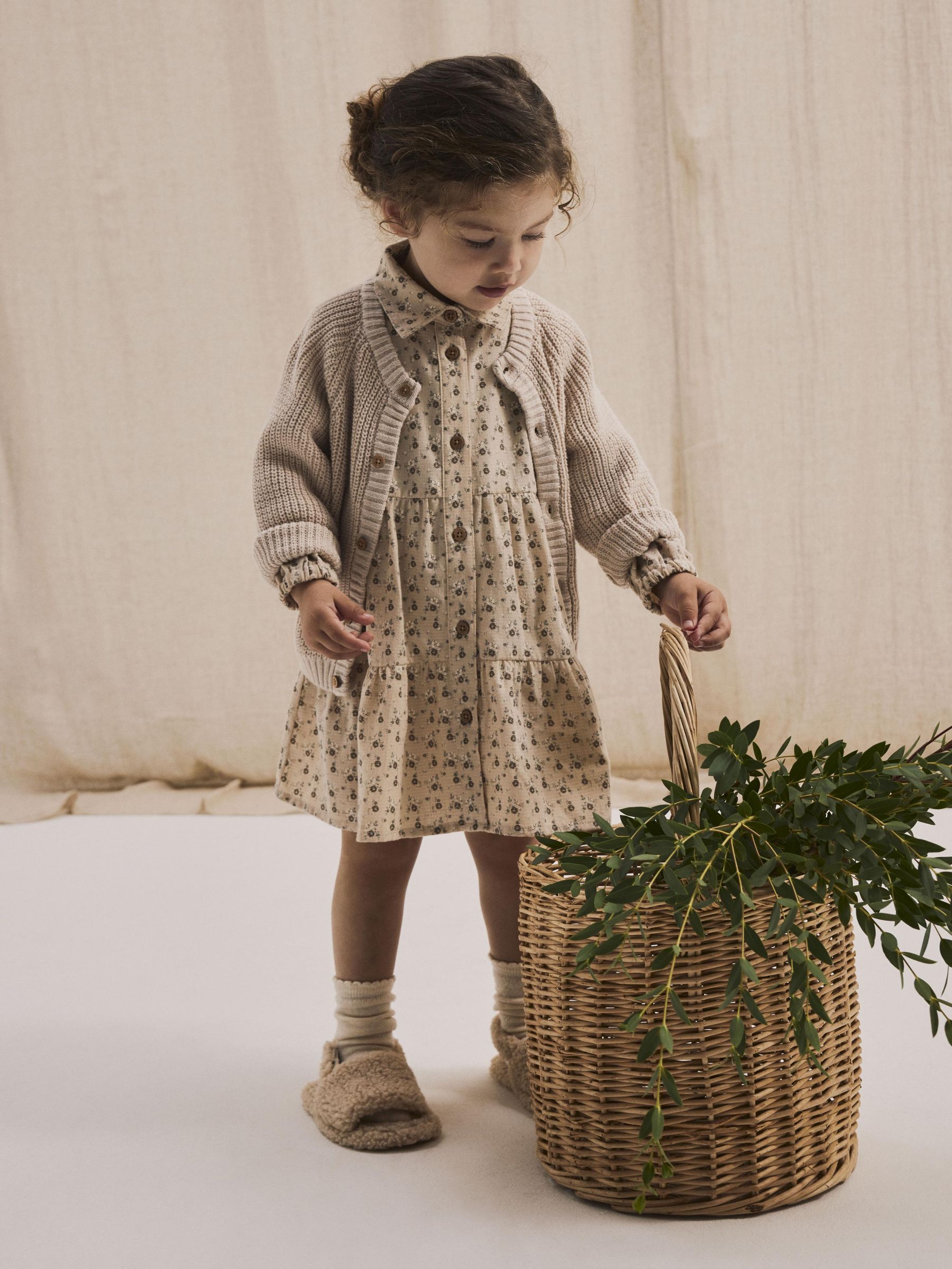LOOSE FIT JURK Peuter 92 128 Meisje Wit Lil Atelier Nederland