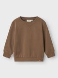 name it LØS PASSFORM SWEATSHIRT, Shitake, highres - 13236864_Shitake_003.jpg