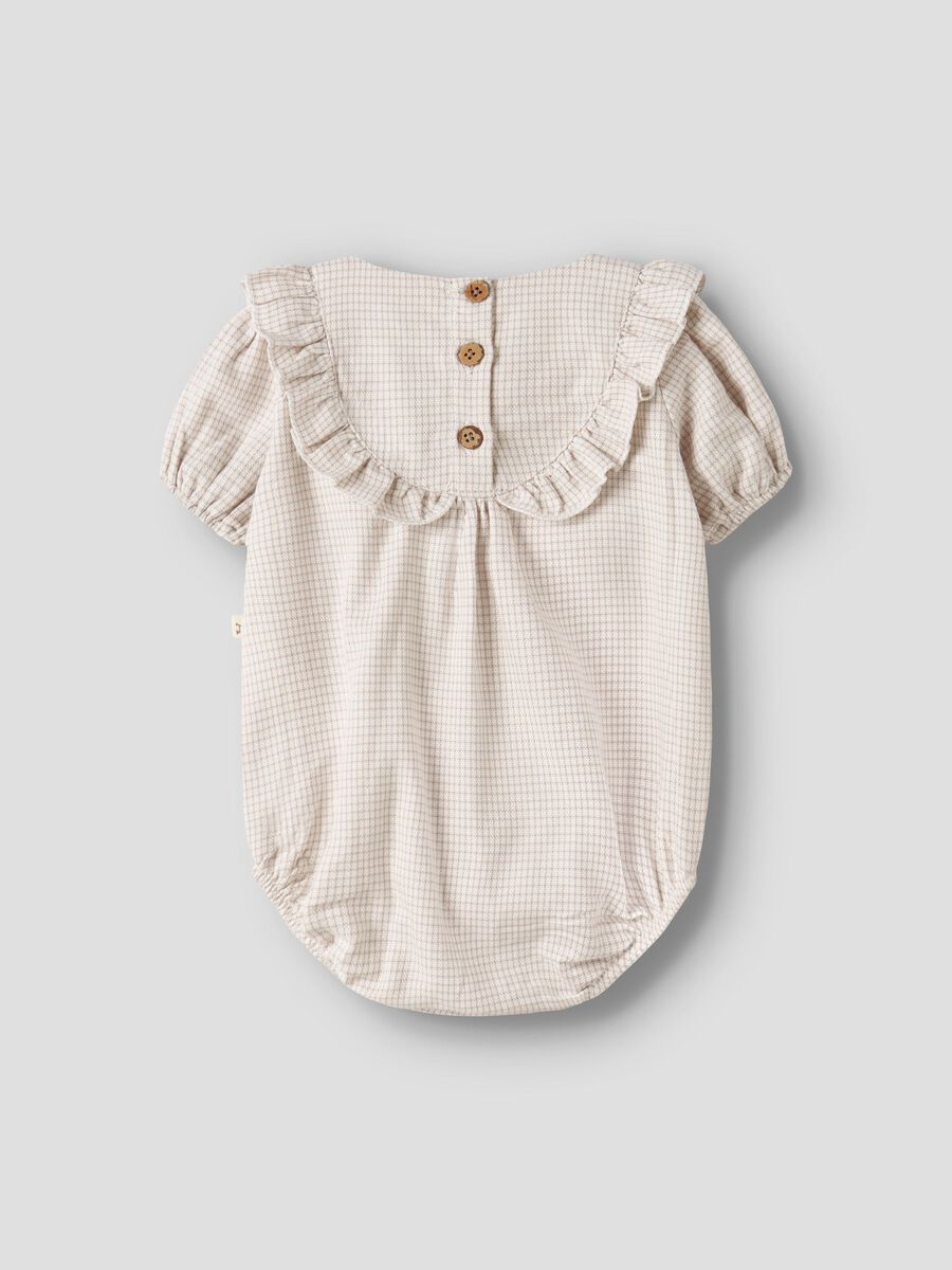 Product carousel image - ORGANIC COTTON ROMPER, Coconut Milk | 2