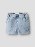 Product image thumbnail - LOOSE FIT SHORTS, Medium Blue Denim | 1