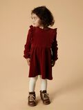 Product image thumbnail - VELOUR DRESS, Red Dahlia | 2
