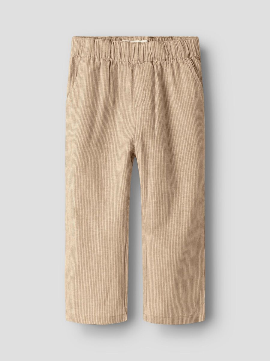 Carousel image - REGULAR FIT TROUSERS, Irish Cream | 1