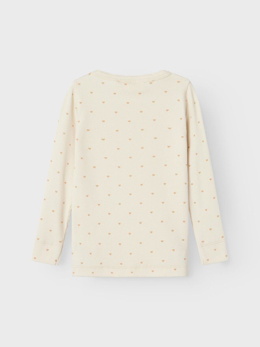 Product carousel image - PRINTET LANGERMET TOPP, Turtledove | 2