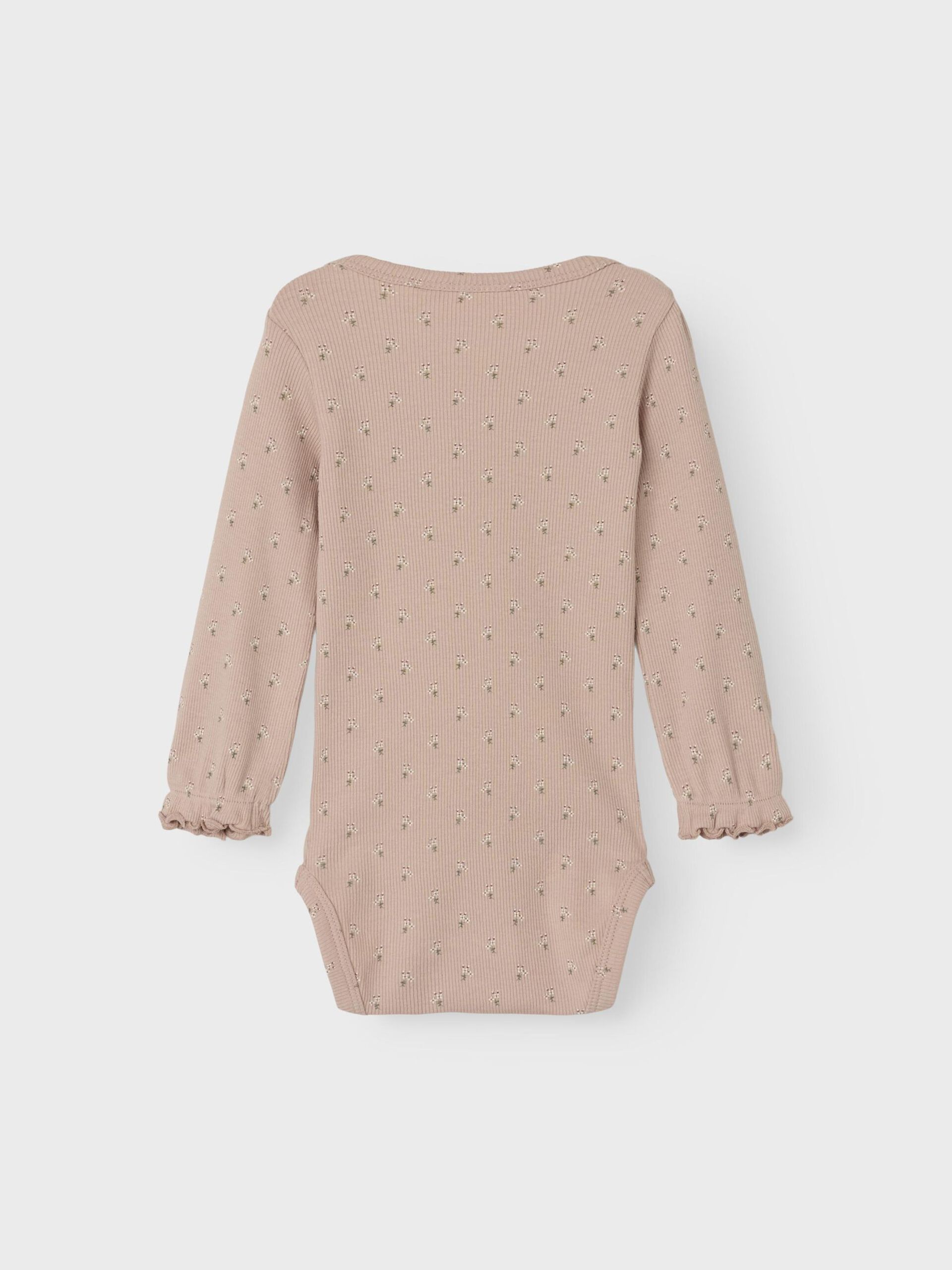 Carousel image - LONG SLEEVED ROMPER, Rose Dust | 2