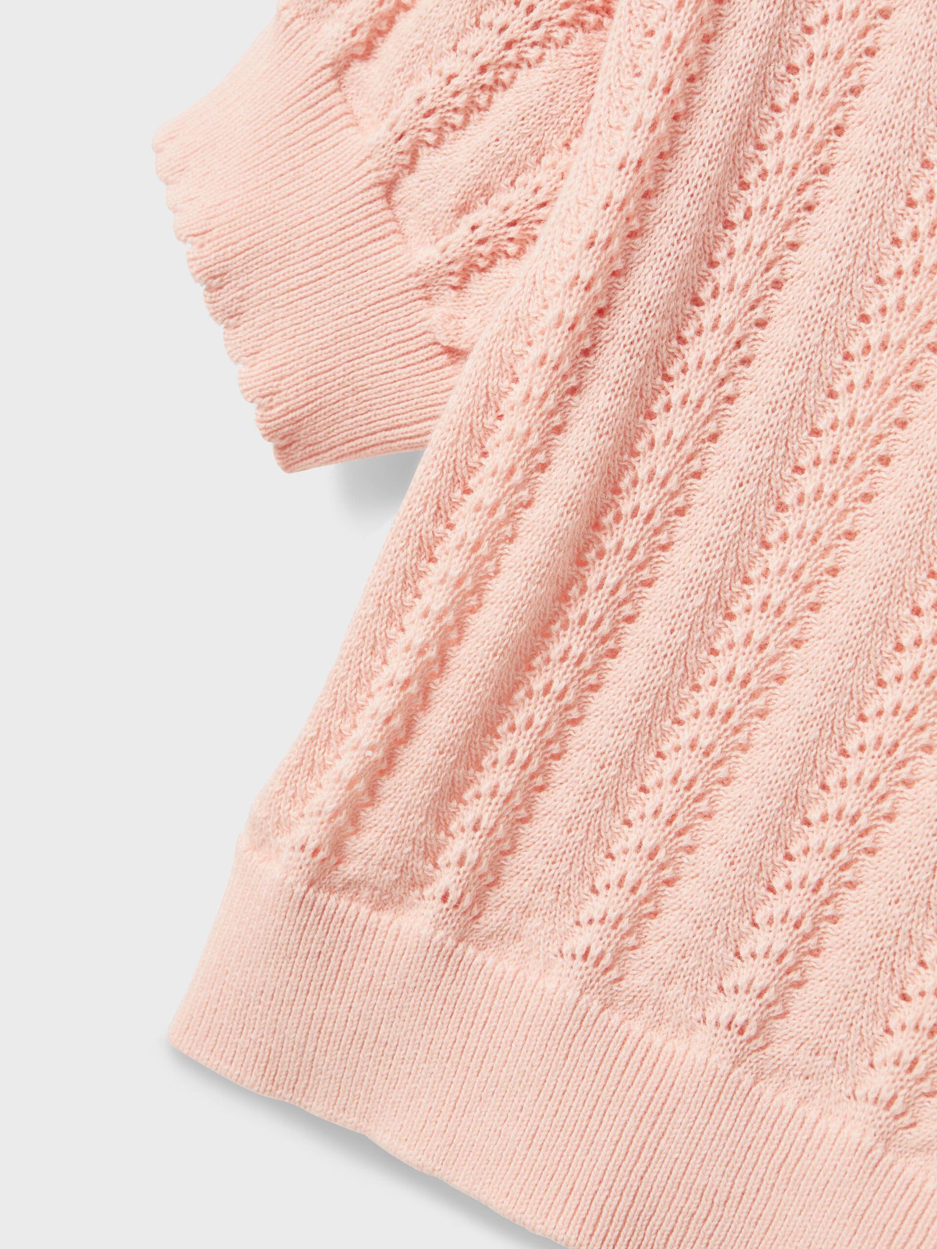 Carousel image - LOOSE FIT KNITTED TOP, Peach Whip | 3
