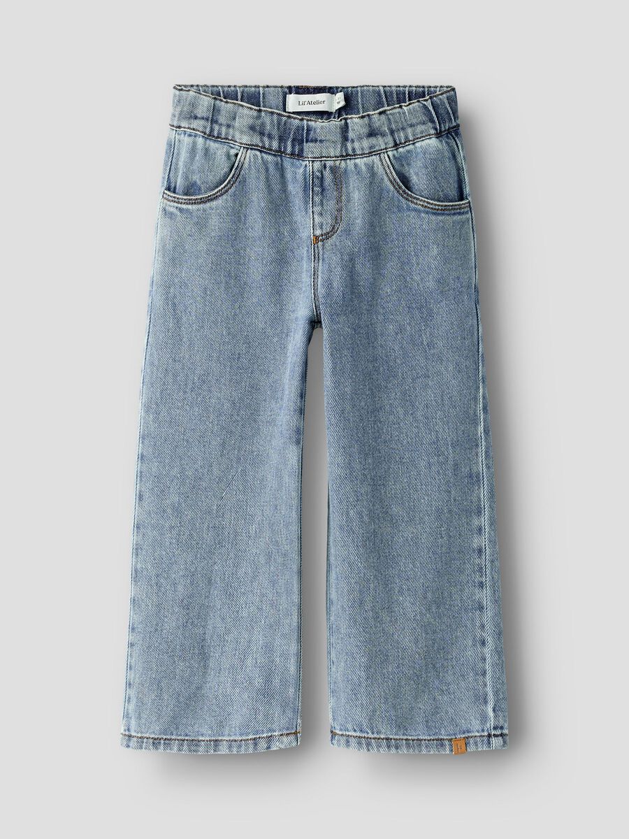 Product carousel image 2 WIDE LEG JEANS, Medium Blue Denim