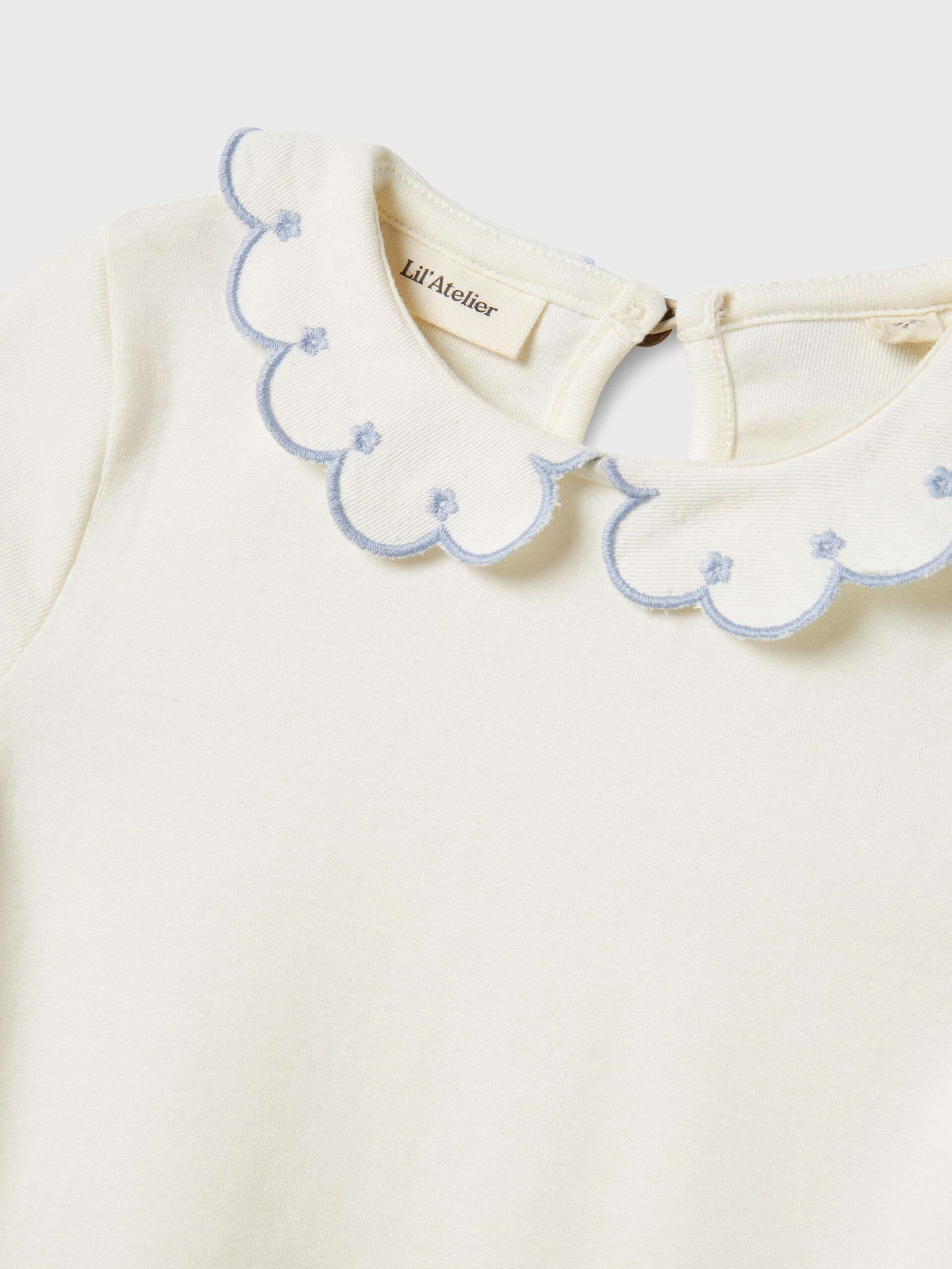 Carousel image - SLIM FIT T-SHIRT, Coconut Milk | 3