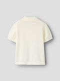 Product image thumbnail - KNITTED POLO SHIRT, Coconut Milk | 2