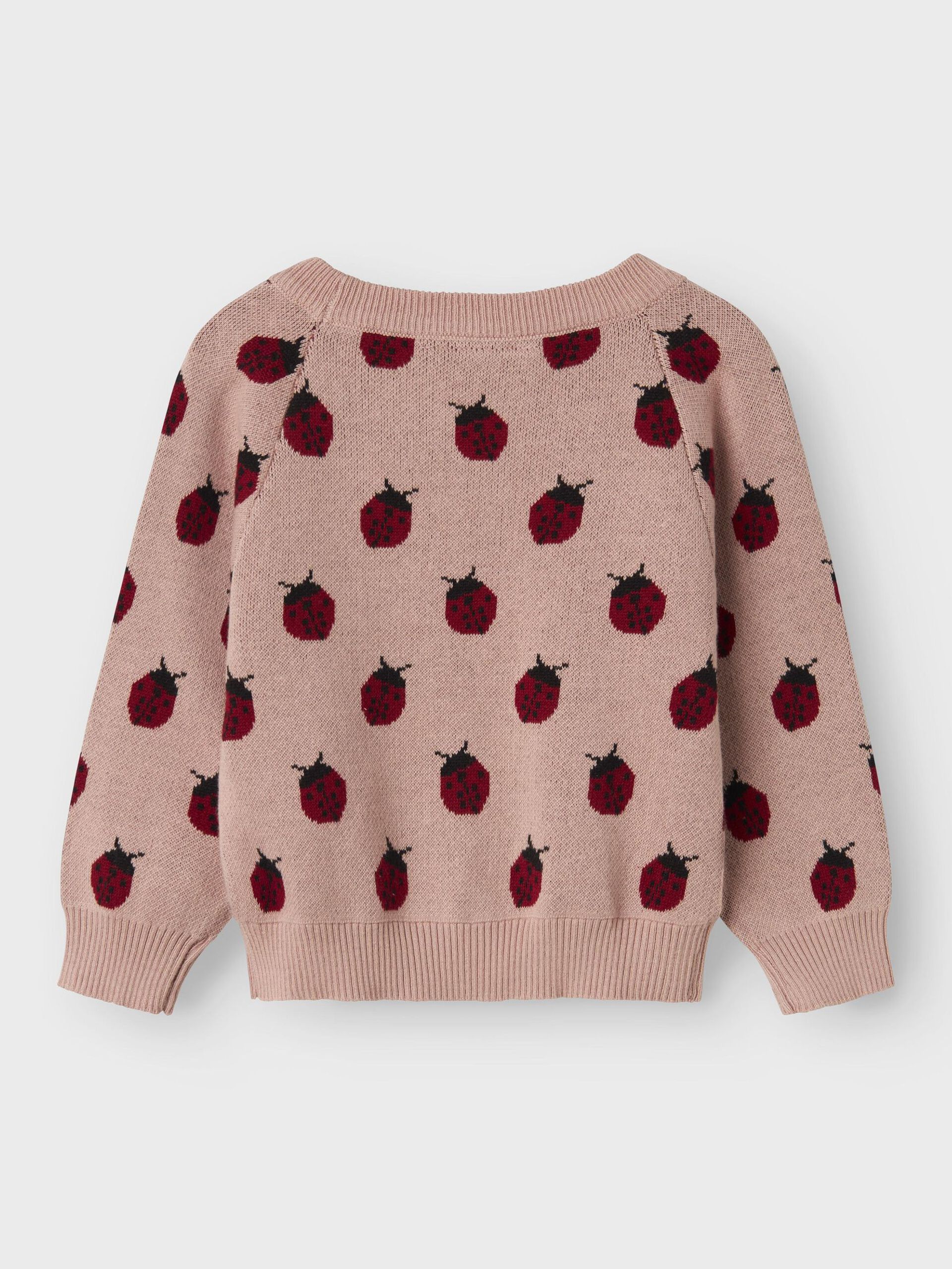 Carousel image - LONG SLEEVED KNITTED TOP, Misty Rose | 3