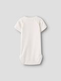 Product image thumbnail - SHORT SLEEVED ROMPER, Coconut Milk | 2