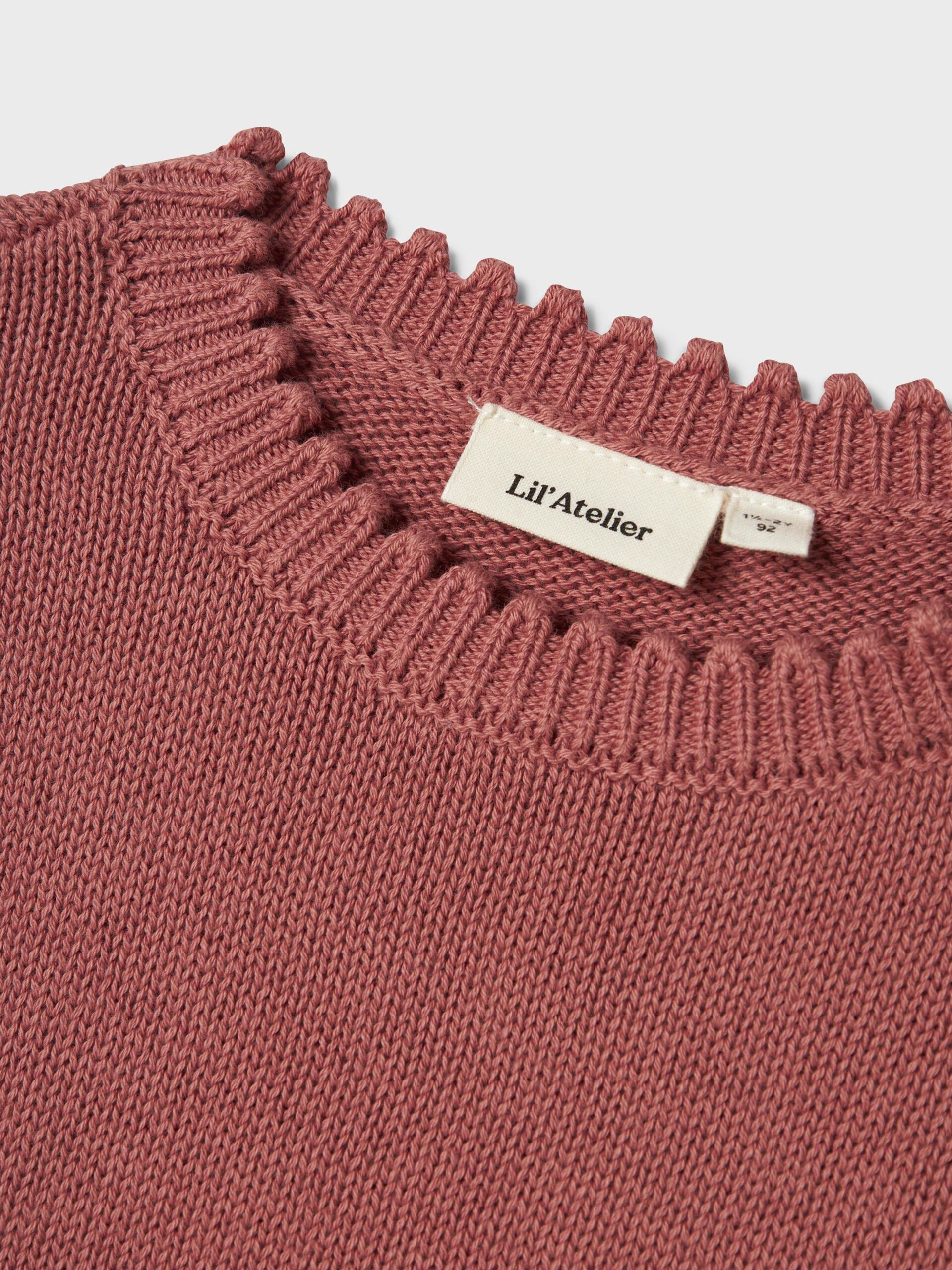 Carousel image - SHORTSLEEVED KNITTED TOP, Withered Rose | 6