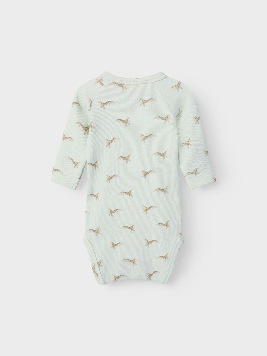 Product carousel image - LANGE MOUWEN ROMPER, Murmur | 2