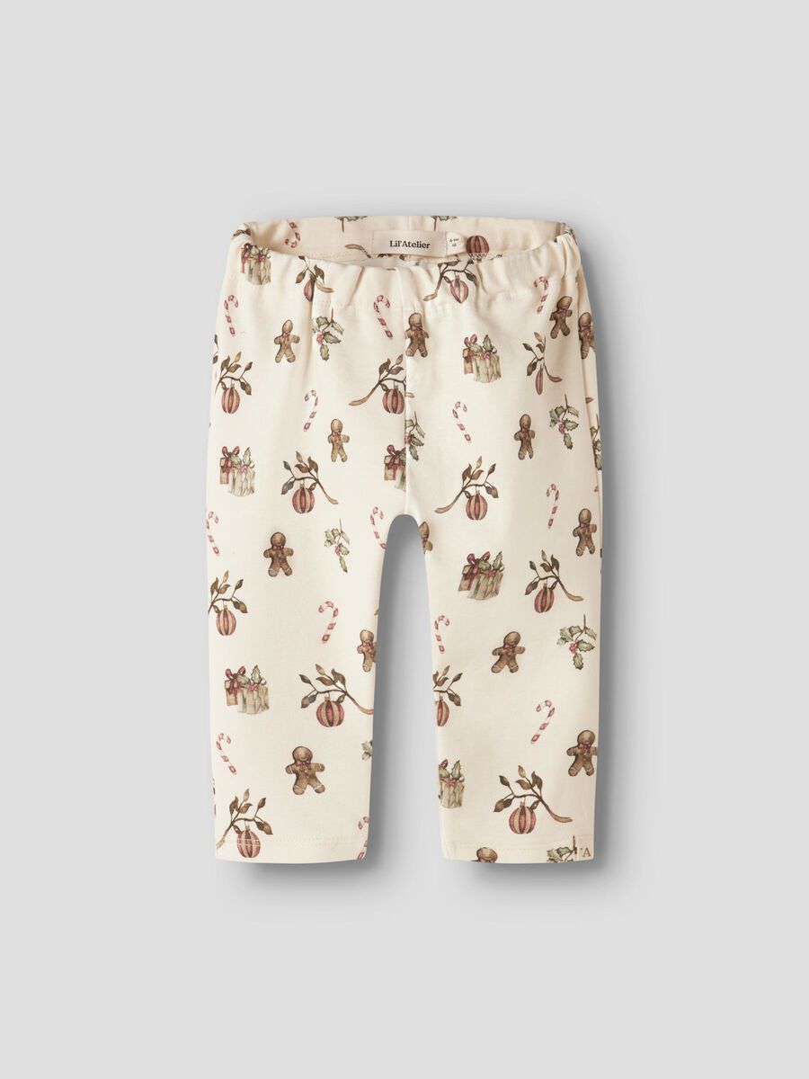 Product carousel image - CHRISTMAS TROUSERS, Turtledove | 1