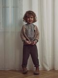 Product image thumbnail - CHAMPIGNONS CARDIGAN EN MAILLE, Oxford Tan | 2