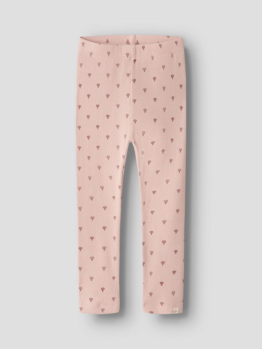 Product carousel image - KUVIOLLINEN LEGGINGSIT, Cameo Rose | 1