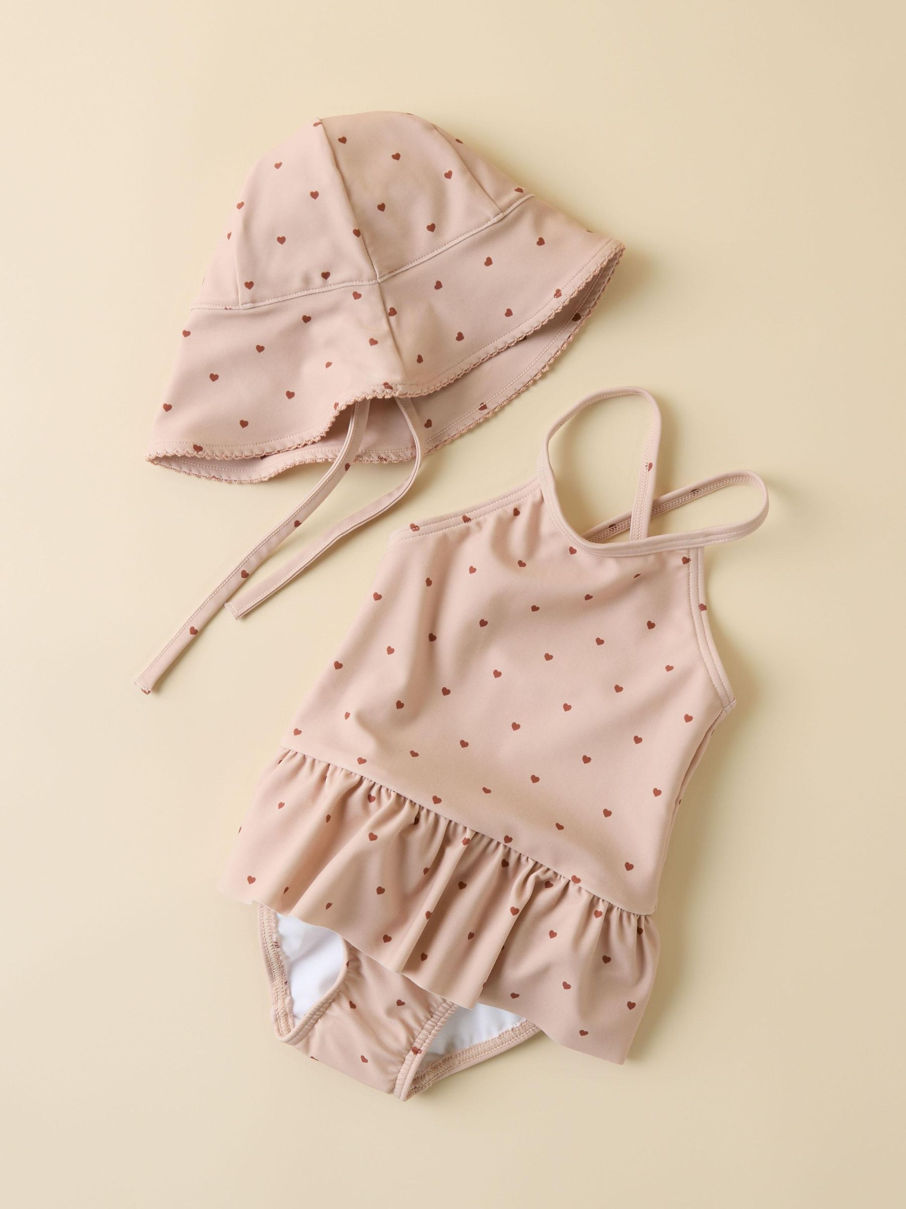PRINT BADPAK Baby 56 86 Meisje Roze Lil Atelier Nederland