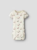 Product image thumbnail - PRINTED ROMPER, Coconut Milk | 1
