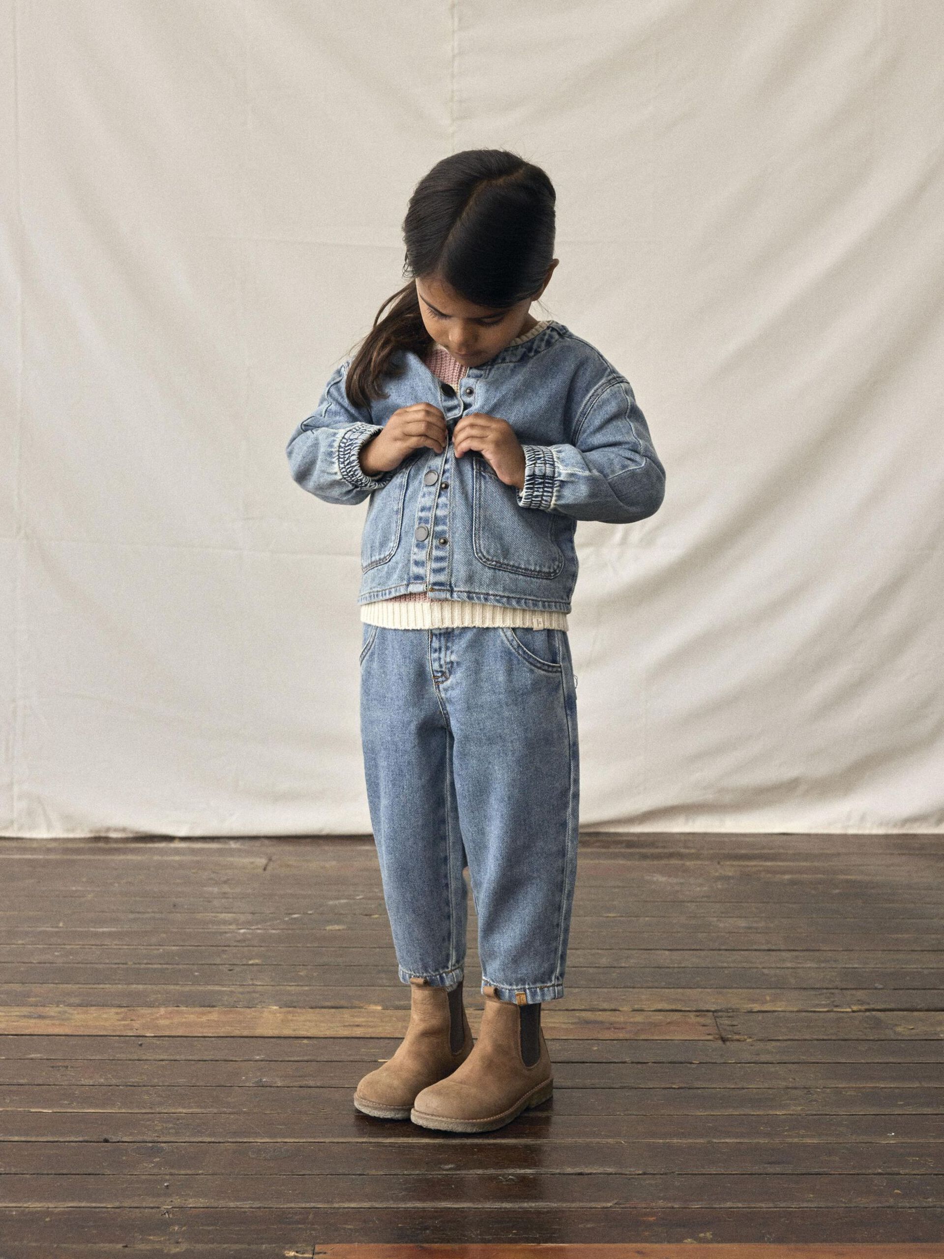 Carousel image - LOOSE FIT JEANS, Medium Blue Denim | 3
