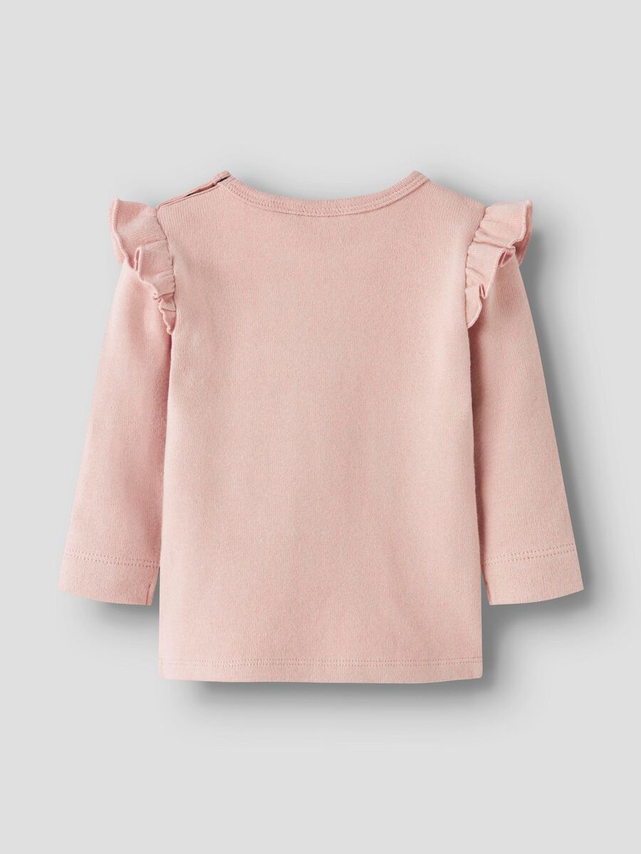 Product carousel image - SLIM FIT LONG SLEEVED TOP, Cameo Rose | 2