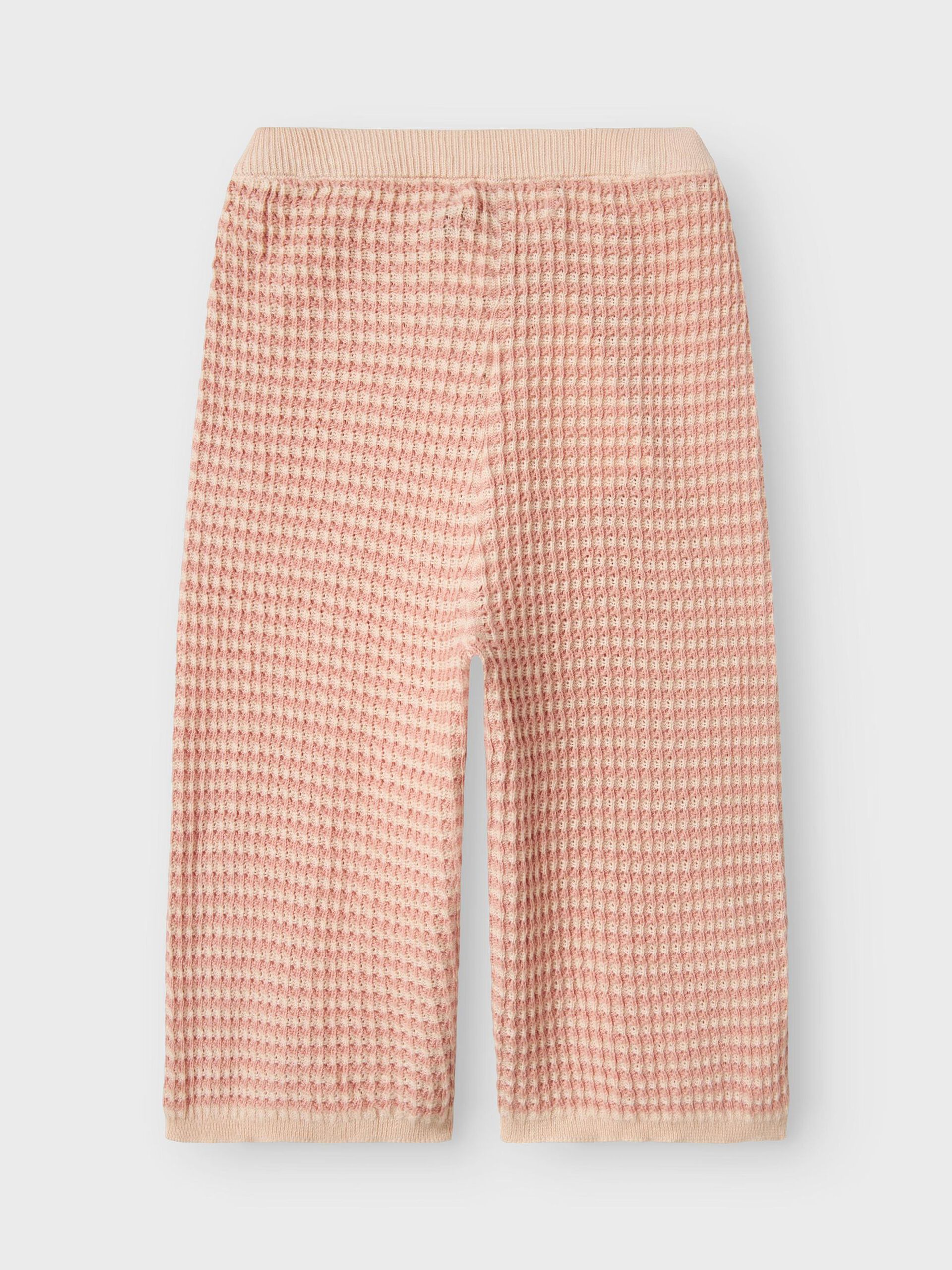Carousel image - WIDE LEG CROPPED TROUSERS, Misty Rose | 4