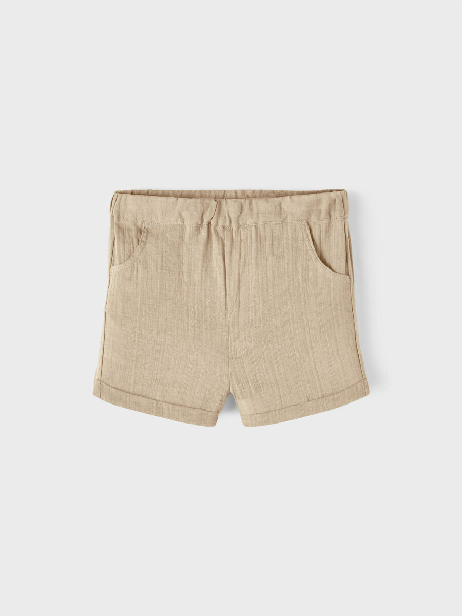 name it ORGANIC COTTON SHORTS, Croissant, highres - 13218189_Croissant_003.jpg