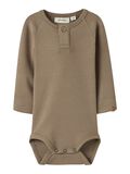 Product image thumbnail - LONG SLEEVED ROMPER, Sepia Tint | 4