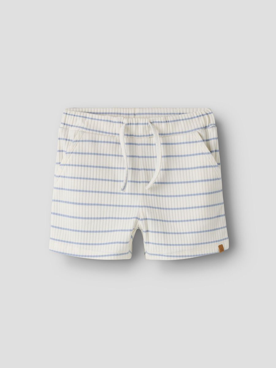 Product carousel image - RIBSTRIKKET SHORTS, Coconut Milk | 1