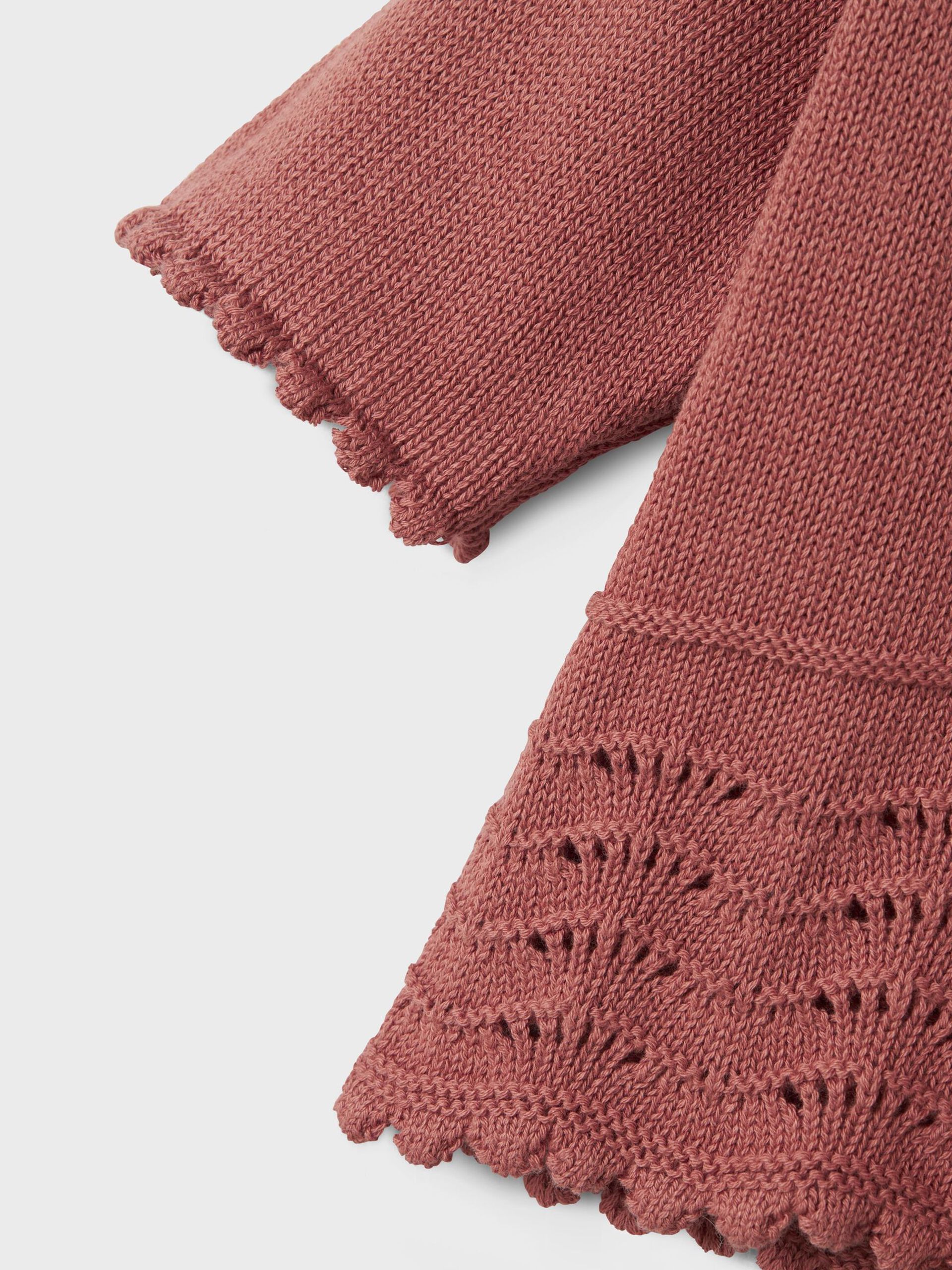 Carousel image - SHORTSLEEVED KNITTED TOP, Withered Rose | 5