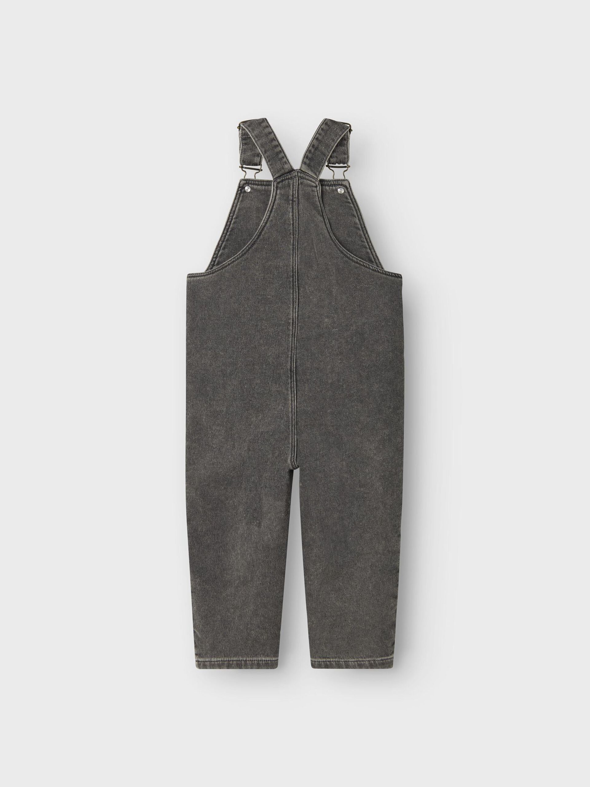 Carousel image - DENIM OVERALLS, Medium Grey Denim | 4