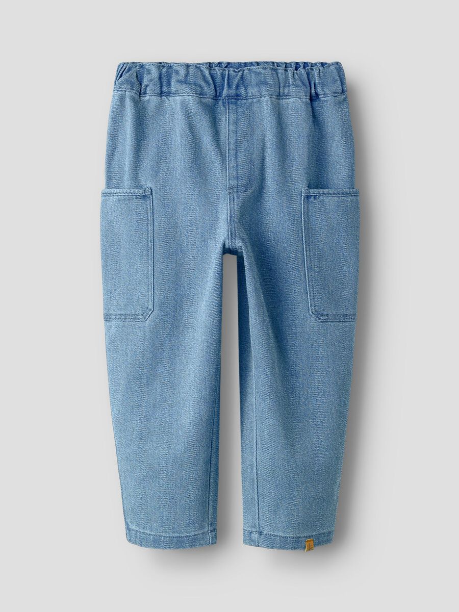 Product carousel image - BAGGY FIT JEANS, Medium Blue Denim | 1