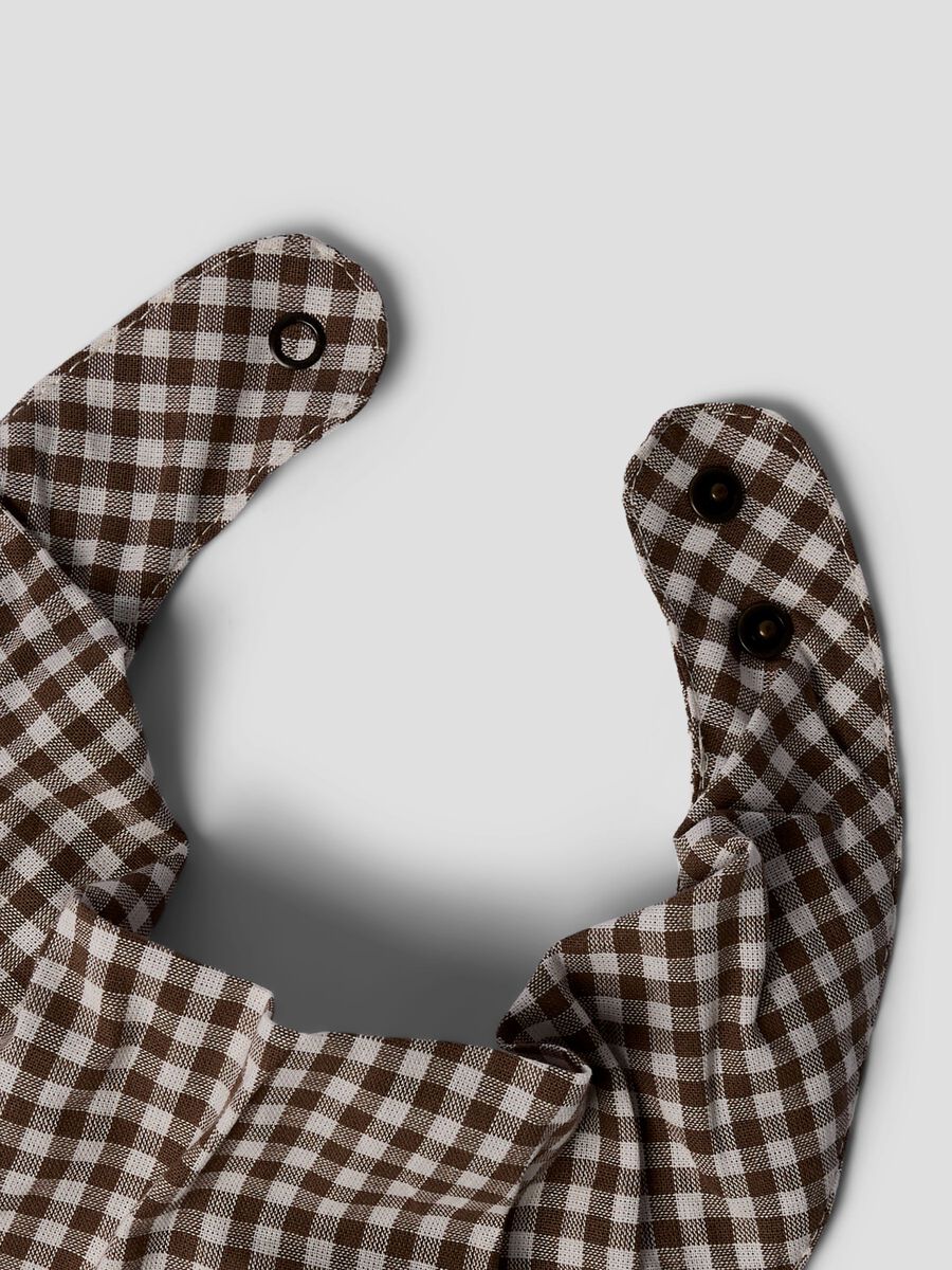 Product carousel image - ORGANIC COTTON SCARF BIB, Shitake | 2