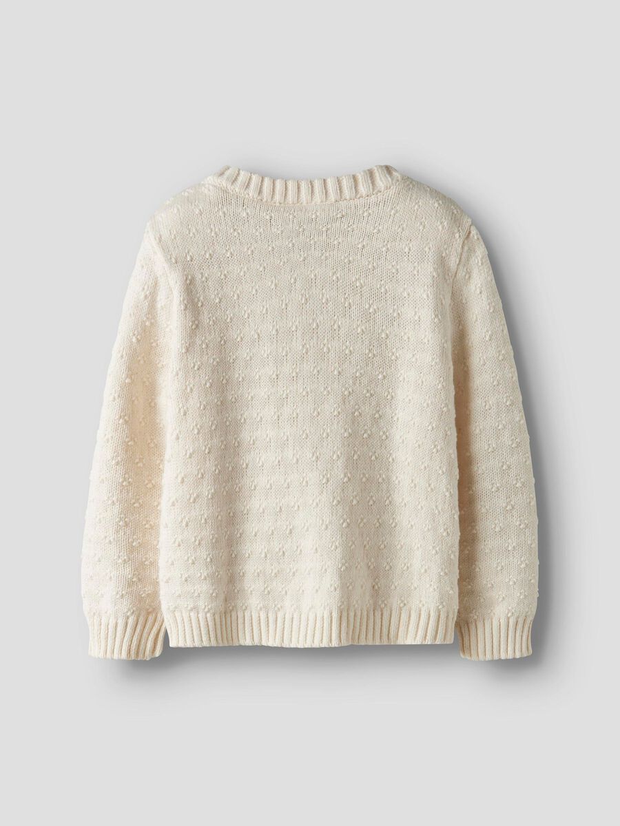 Product carousel image - REGULAR FIT KNITTED CARDIGAN, Turtledove | 2