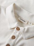Product image thumbnail - SLIM FIT POLO SHIRT, Coconut Milk | 3