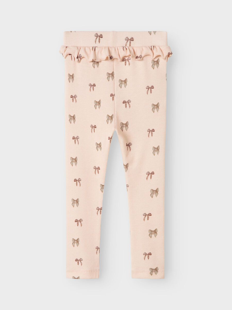 Product carousel image - TRYCKTA LEGGINGS, Silver Peony | 2