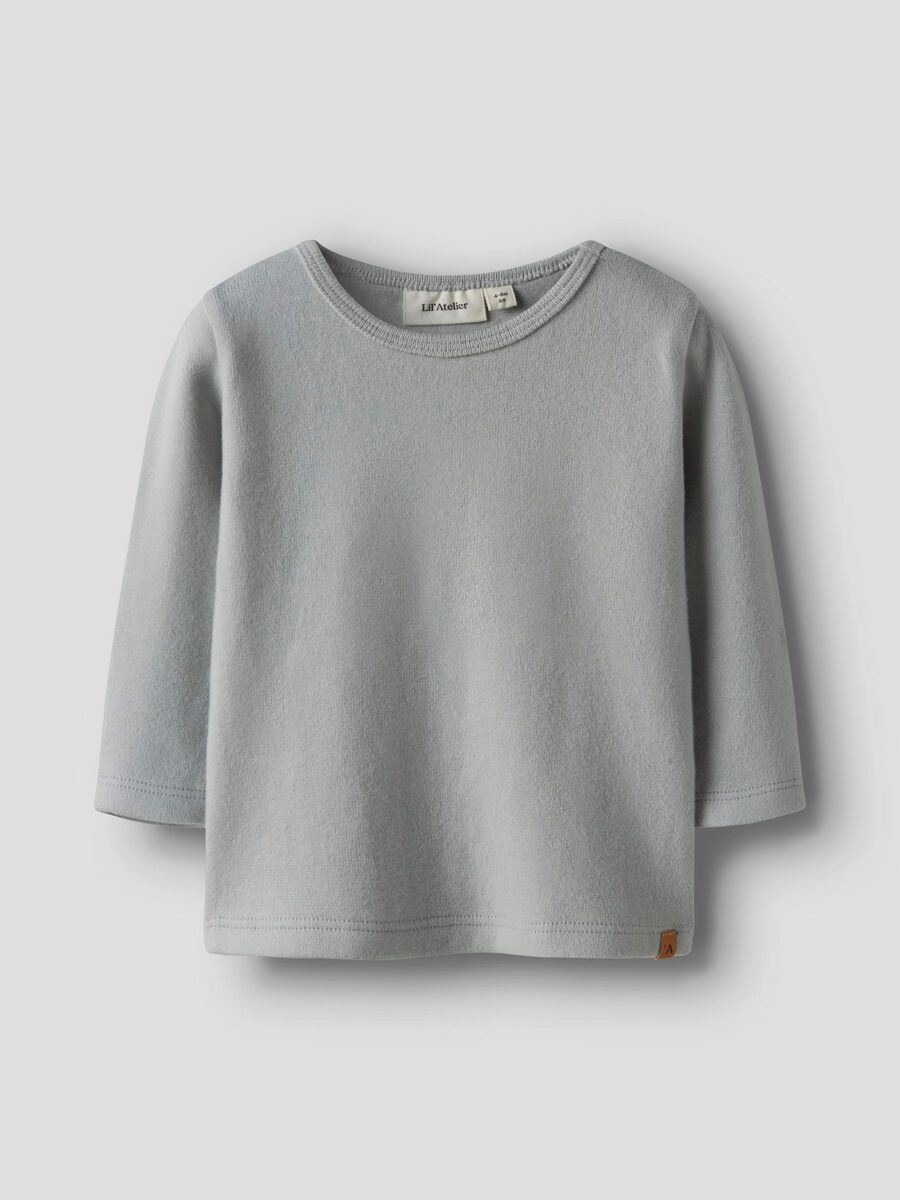 Carousel image - ORGANIC COTTON LONG SLEEVED TOP, Pigeon | 1
