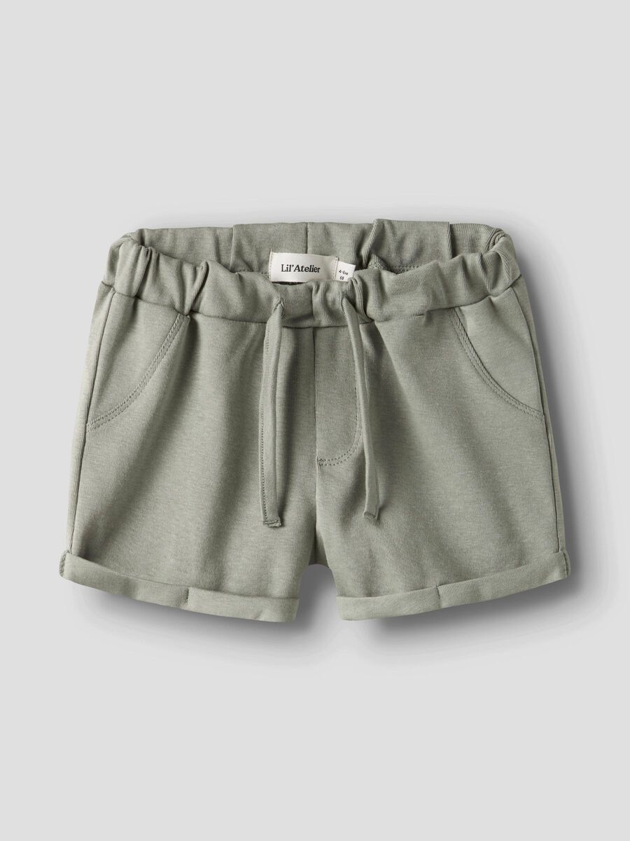 name it REGULAR FIT SHORTS, Seagrass, highres - 13243708_Seagrass_003.jpg