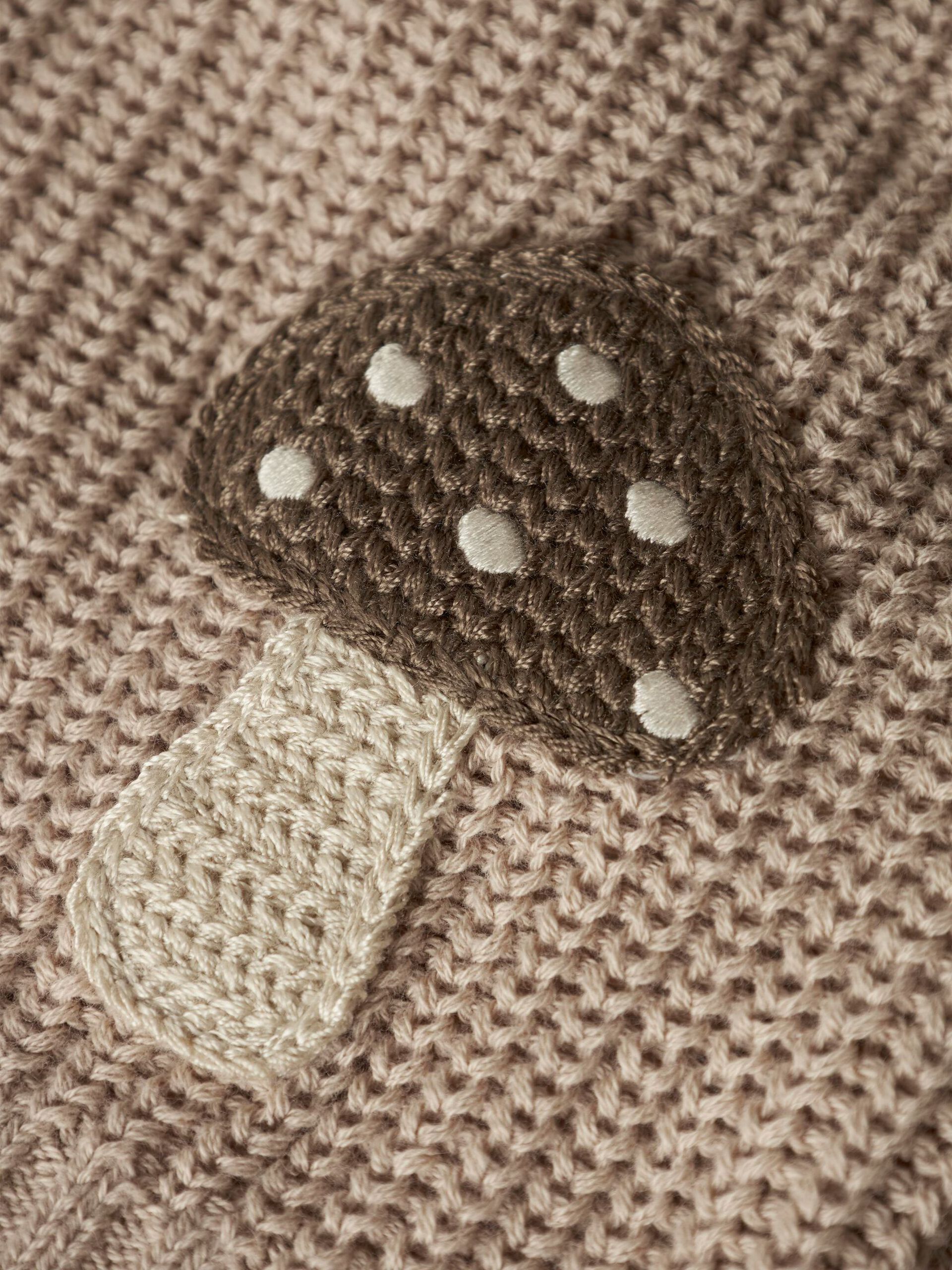 Carousel image - CHAMPIGNONS CARDIGAN EN MAILLE, Oxford Tan | 5