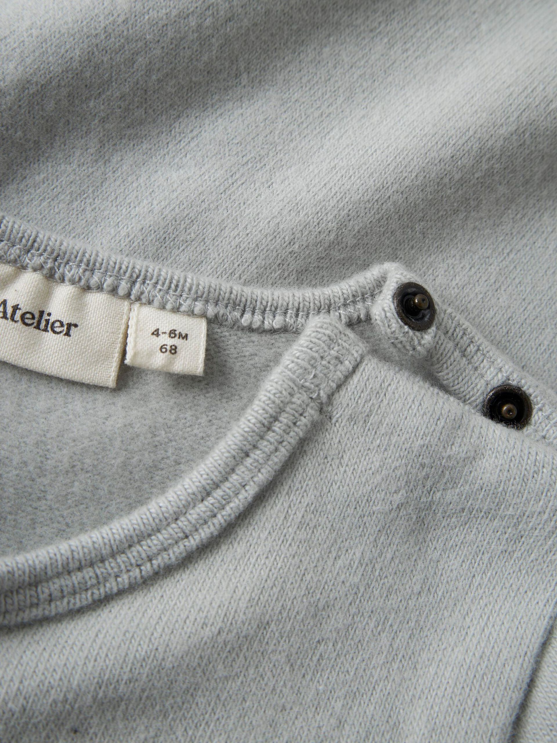 Carousel image - ORGANIC COTTON LONG SLEEVED TOP, Pigeon | 3