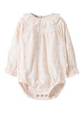 Product image thumbnail - LONG SLEEVED ROMPER, Pastel Parchment | 7