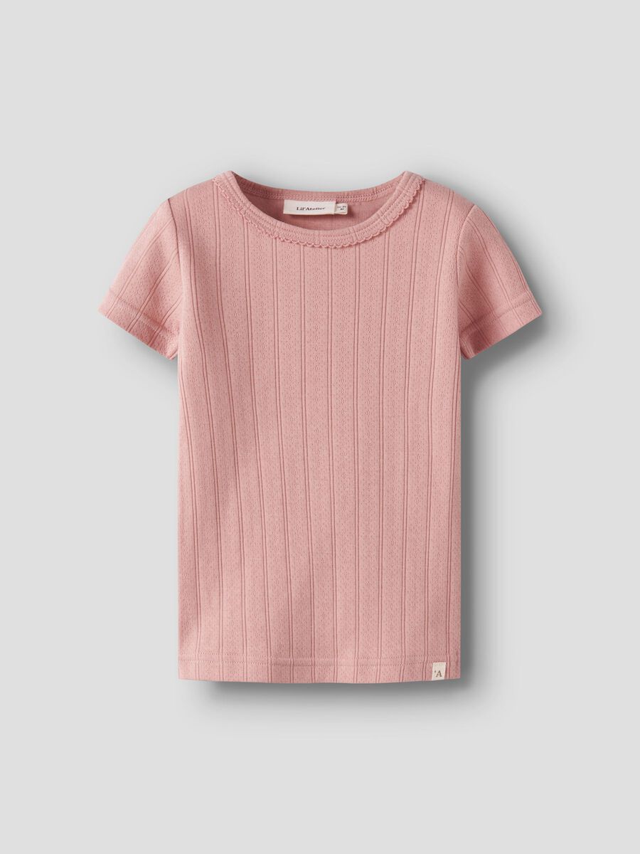 Product carousel image - ORGANIC COTTON TOP, Misty Rose | 1