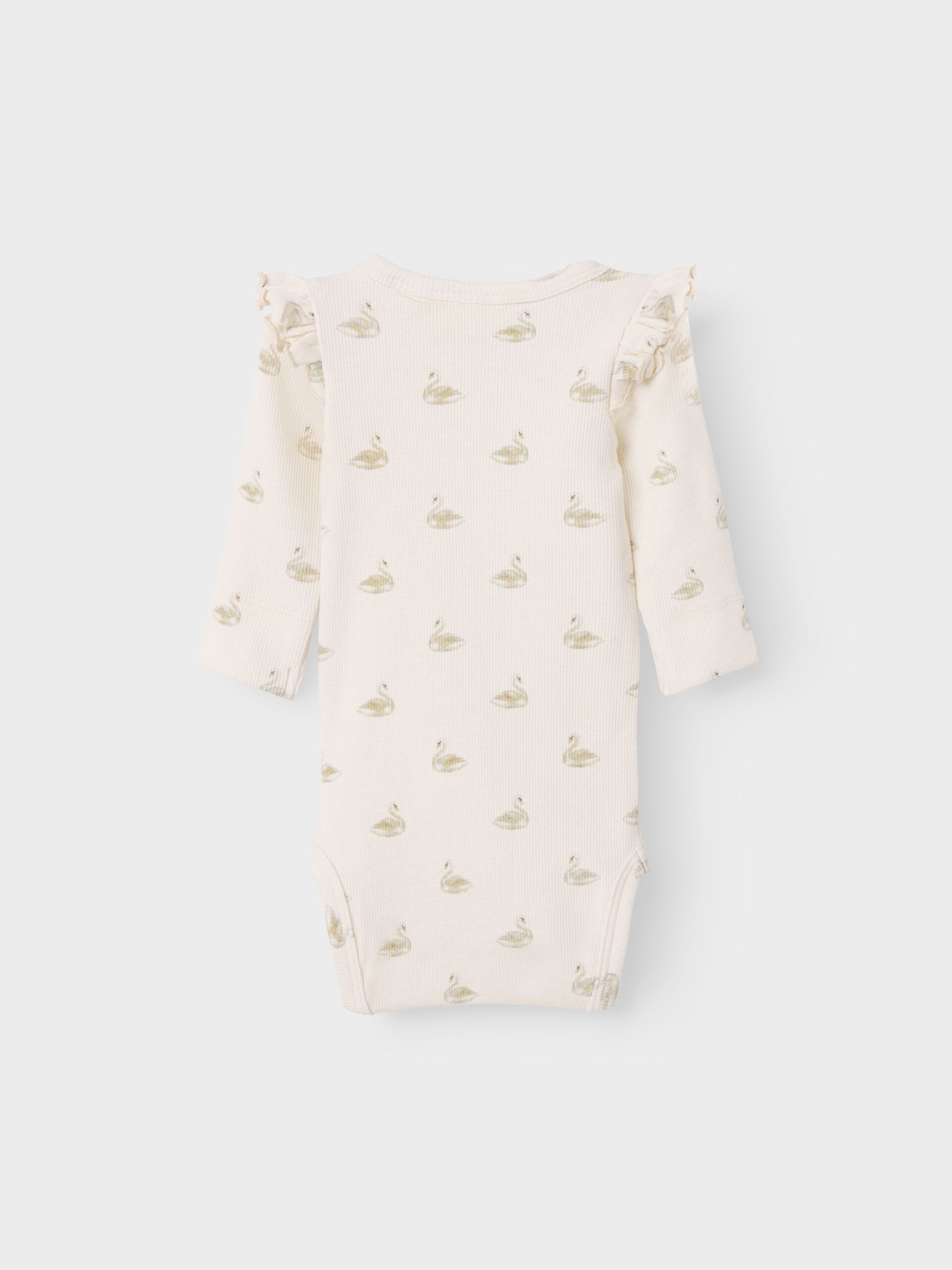 Carousel image - LANGE MOUWEN ROMPER, Pastel Parchment | 2