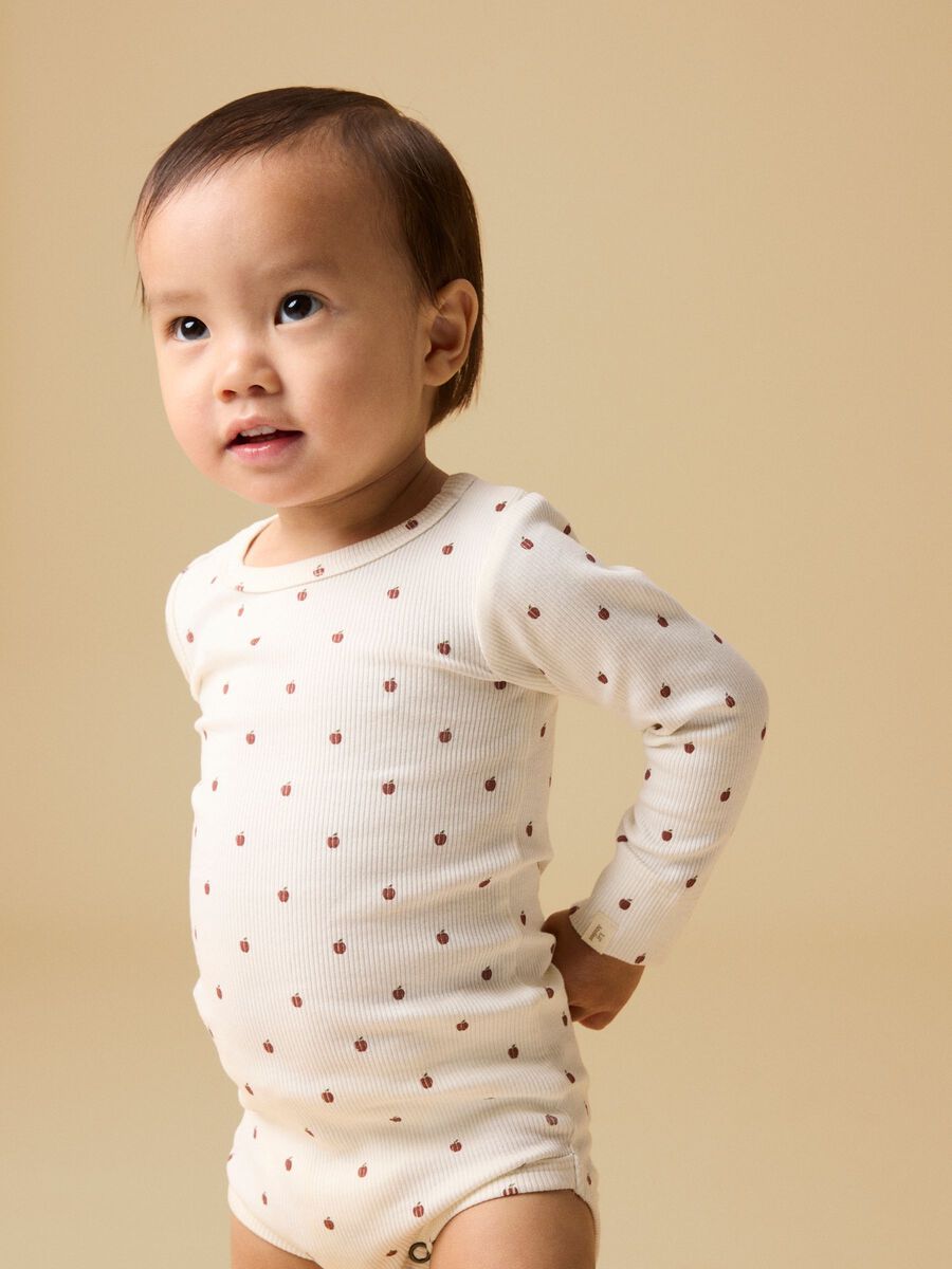 Product carousel image - PRINTED ROMPER, Turtledove | 2